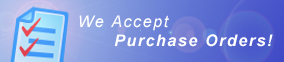 We Accept Purchase Orders